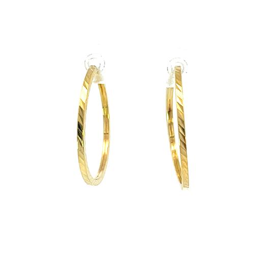 Zlaté náušnice, kruhy - 4 Zlaté náušnice, kruhy - 4