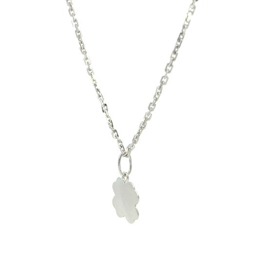 Přívěs z bílého zlata, čtyřlístek - 3 Přívěs z bílého zlata, čtyřlístek - 3