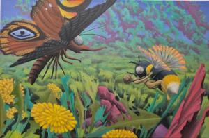 Ze života hmyzu, 90 x 60 cm