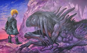 Zvíře se probouzí, 70 x 120 cm