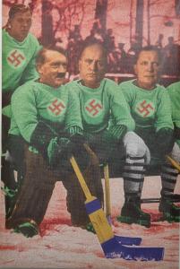Německé hokejové mužstvo 1936