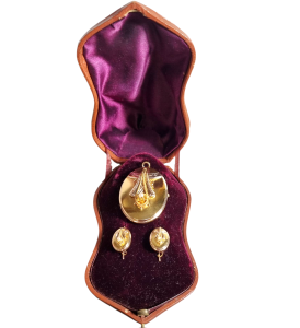 Starožitný zlatý set, Biedermeier