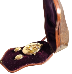 Starožitný zlatý set, Biedermeier