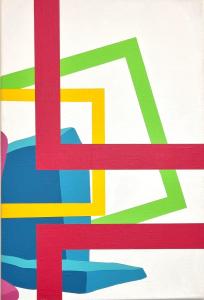 Two sleepers no. 5, akryl na plátně 60 x 40 cm, rok 2022