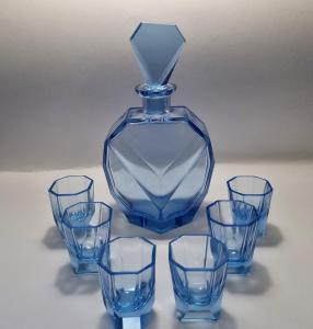 Likérová souprava se šesti panáky