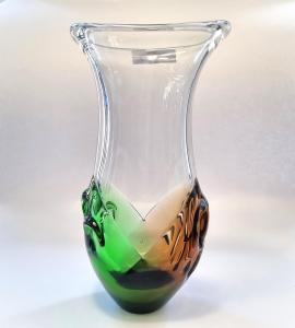 Váza z hutního skla Paleček Ladislav