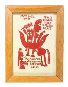 Pegase, červenej ptáku...