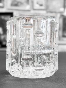 Malá skleněná váza- Bludiště, 7 cm