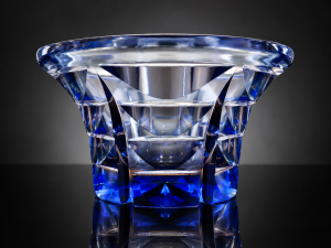 Modro- rúžová mísa, průměr 23 cm