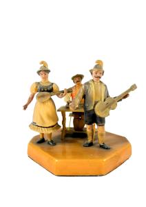 Hudebníci u cimbálu