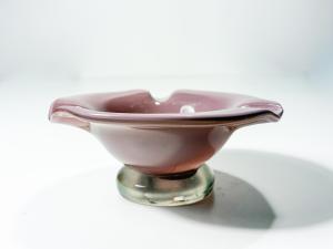 Růžový popelník, průměr 11,5 cm