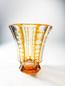 Přejímaná váza s výbrusem, I. republika, 15 cm