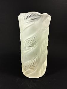 Matná váza s listím - Boraloc, 19 cm