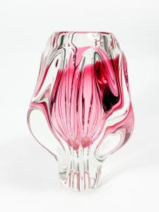 Hutní váza Tulipán - Chřibská, 20 cm