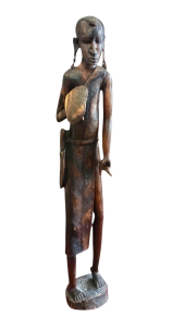 Socha afrického bojovníka