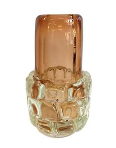 Hutní sklo váza- Ananas