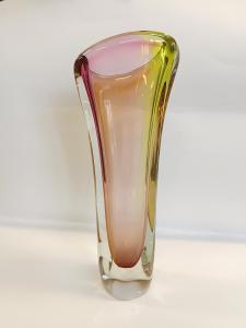 Váza hutní sklo - J. Rozinek