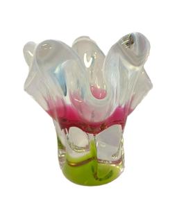 Váza hutní sklo ,,Květ" - Josef Hospodka