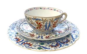 Porcelánový šálek s podšálkem a dezertním talířkem PirkenHammer