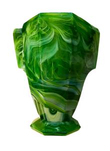 Váza z malachitového skla