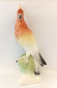 Porcelánová figurka Papoušek