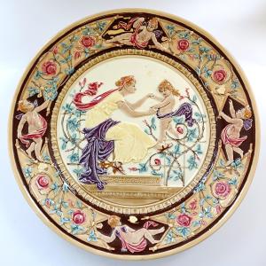 Porcelánový  závěsný talíř, Znojmo