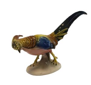 Porcelánová figurka bažant Hertwig