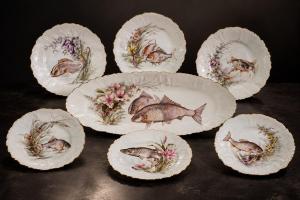 Rybí porcelánový servis , Pfeffer & Lowenstein