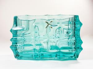 Žardiniera - sklo Union, výška 13 cm