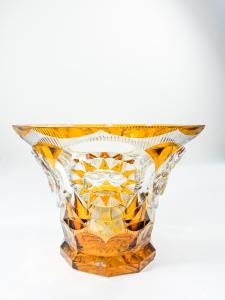Art Deco váza se sluníčky, 20 cm