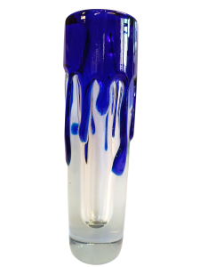 Hutní váza na jeden květ