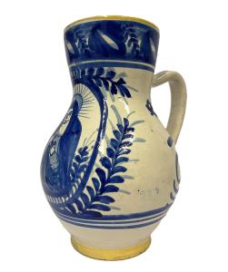 Keramický džbán s Madonou, 19. století, Vyškov