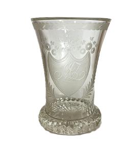 Starožitný pohárek s iniciály M. Z.