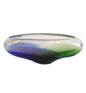 Sklo žardiniéra z hutního skla