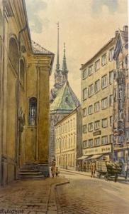 Brno z ulice Jezuitská