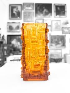 Ambrová váza ´´TETRIS´´