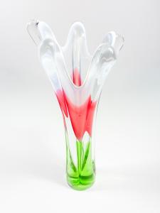 Hutní sklo - květ 34 cm