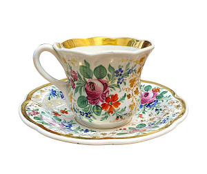 Ša-po s florálním motivem