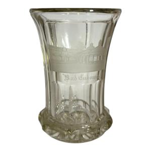 Starožitný lázeňský pohárek