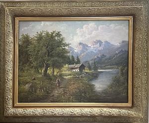 Chata na úpatí hor