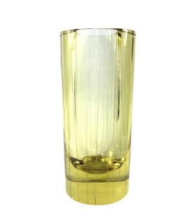 Žlutá  citrínová váza Moser