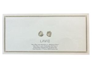 Náušnice z bílého zlata s brilianty, klips, zn. LAVIE