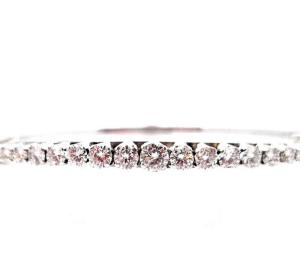 Zlatý náramek s diamanty, 1,87 ct