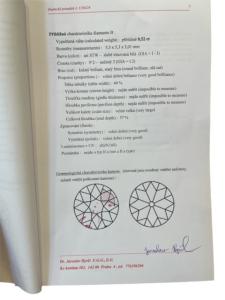 Náušnice z bílého a růžového zlata s brilianty, visací