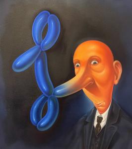 Happy nose, 85 x 75 cm