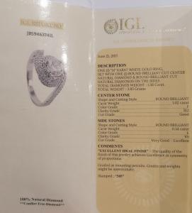 Zlatý prsten s diamanty, vel. 53