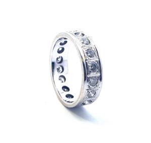 Zlatý prsten s diamanty 1,1 ct, vel. 55