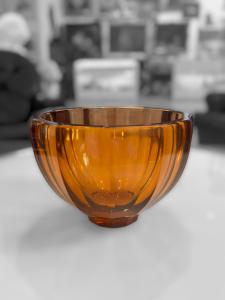 Oranžová mísa, průměr 16,5 cm