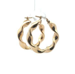 Zlaté náušnice, kruhy