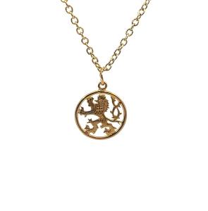 Zlatý přívěs 18k, československý lev